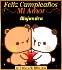 GIF Feliz Cumpleaños mi Amor Alejandra